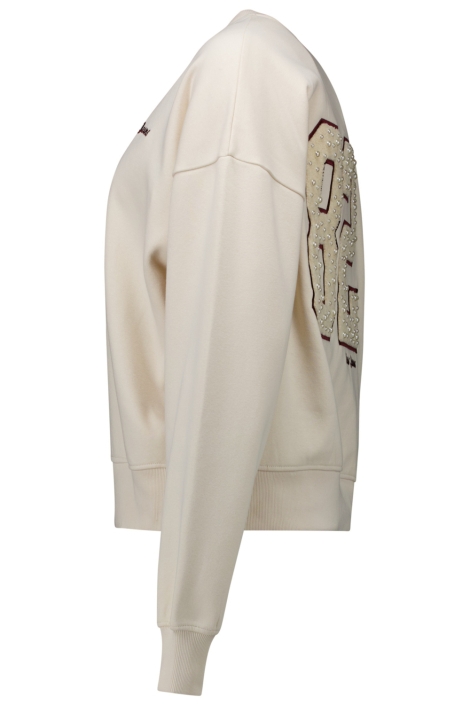 Cars beige dames sweater | Zijaanzicht