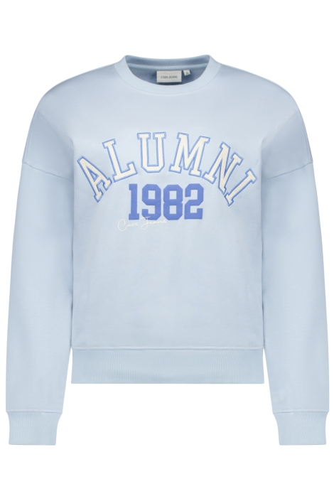 Cars blauwe dames sweater | Vooraanzicht