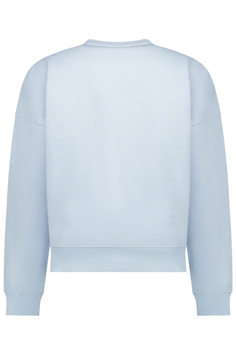 Cars blauwe dames sweater | Achteraanzicht