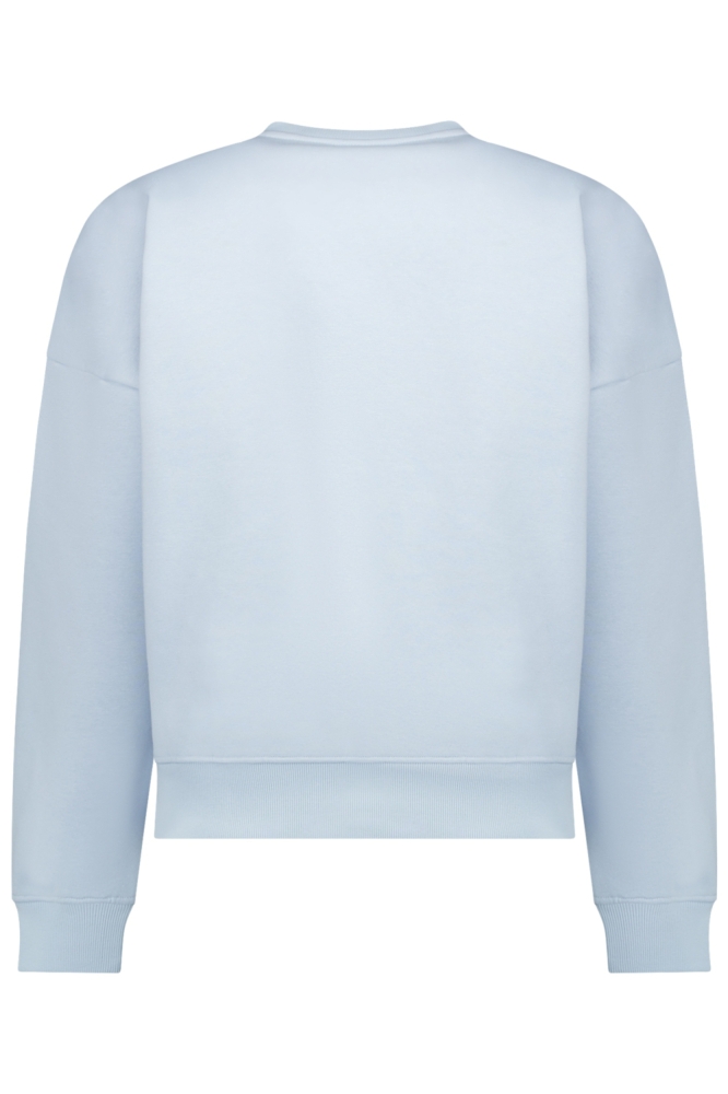 Cars blauwe dames sweater | Achteraanzicht