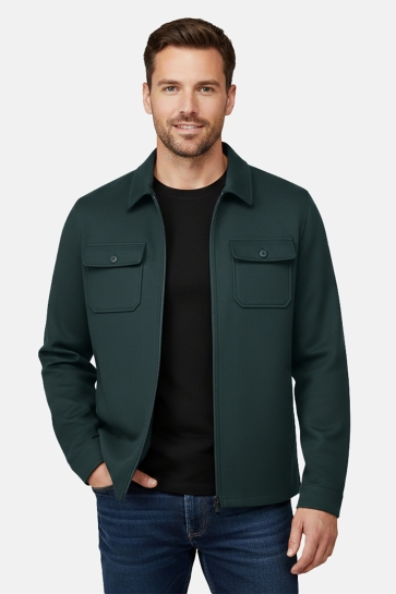 Cars moylan zip vest brown Groen