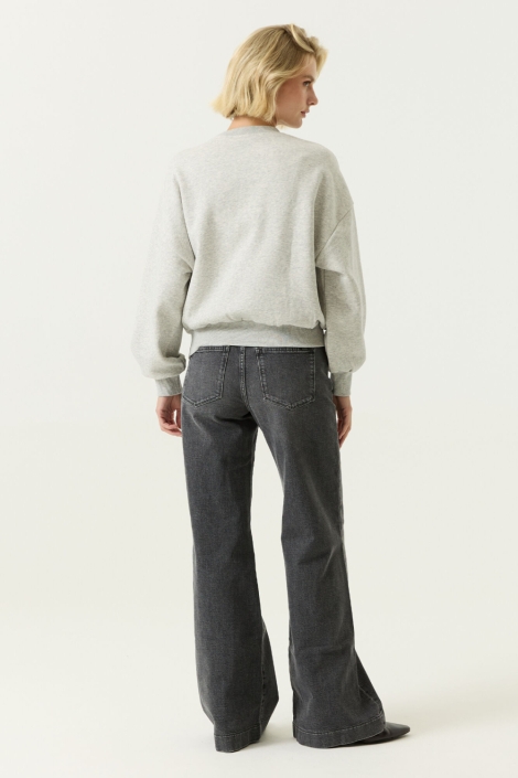 Garcia grijze dames sweater | Model