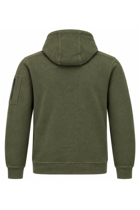 NO-EXCESS groene heren vest | Achteraanzicht