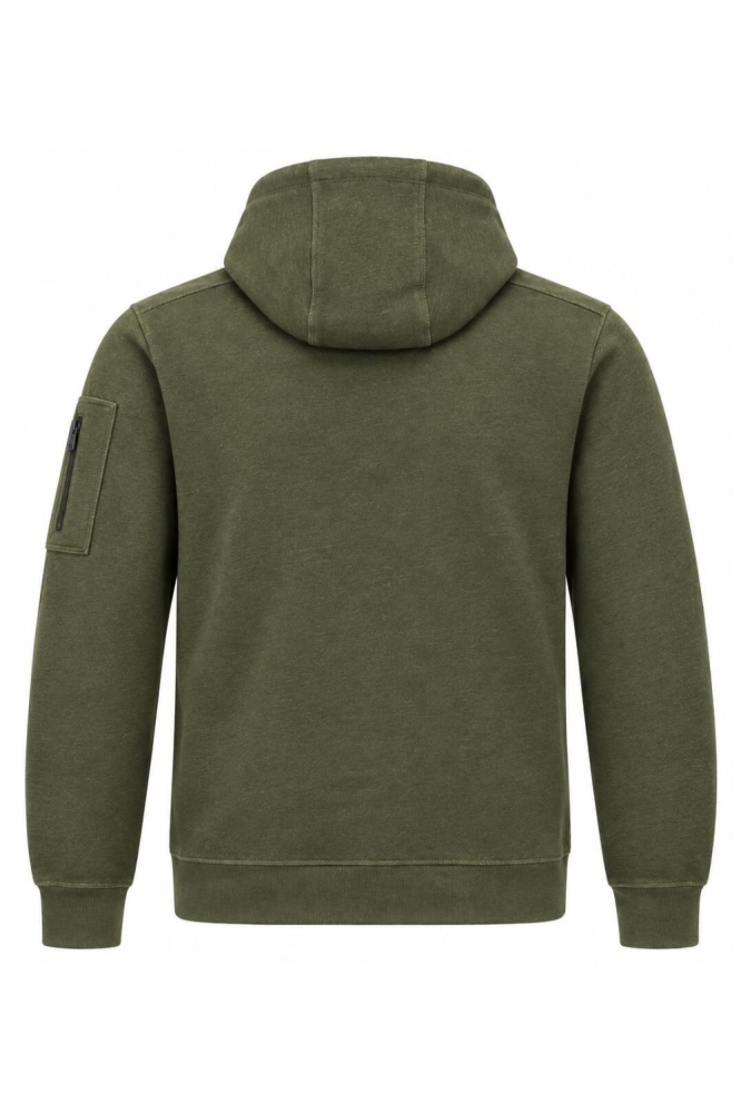 NO-EXCESS groene heren vest | Achteraanzicht