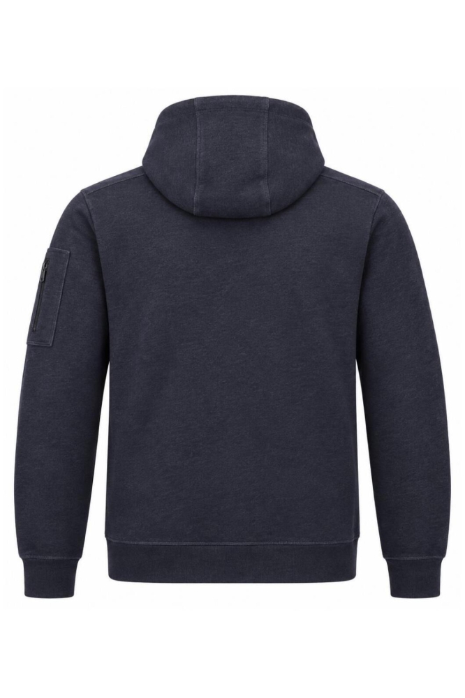 NO-EXCESS blauwe heren vest | Achteraanzicht