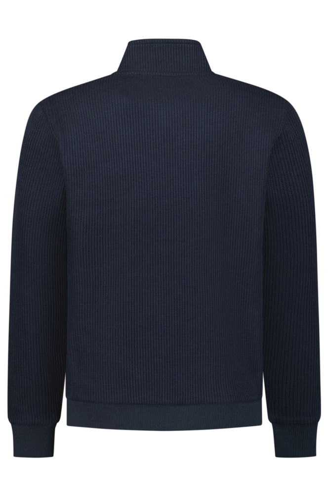 NO-EXCESS blauwe heren vest | Achteraanzicht