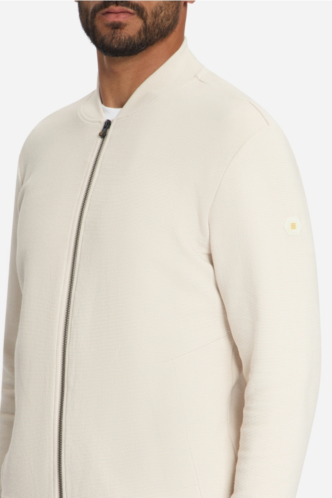 NO-EXCESS ecru heren vest | Close up