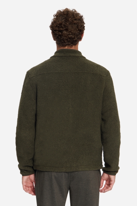 NO-EXCESS groene heren vest | Model achteraanzicht