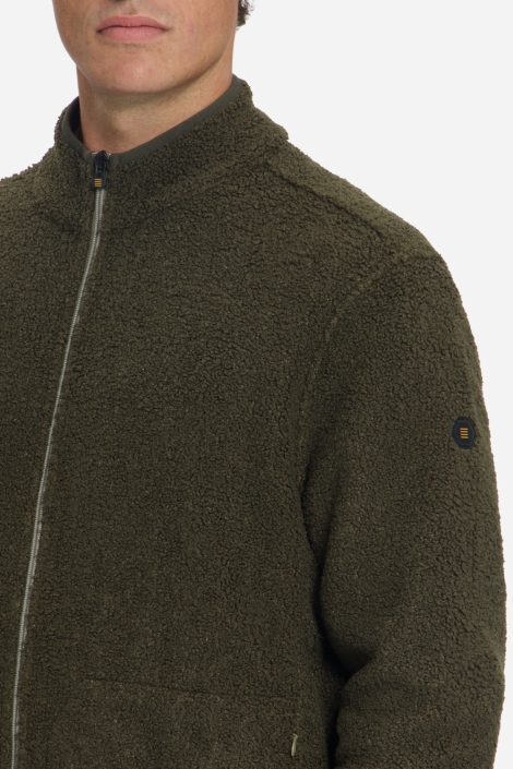 NO-EXCESS groene heren vest | Close up