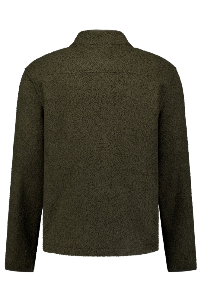 NO-EXCESS groene heren vest | Achteraanzicht
