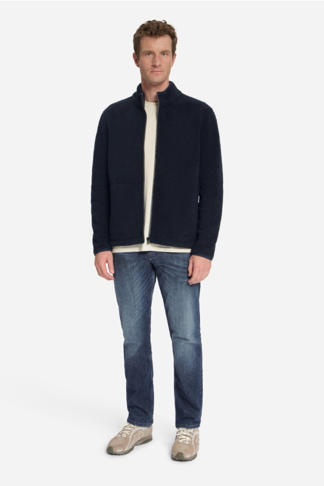 NO-EXCESS blauwe heren vest | Model