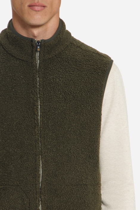 NO-EXCESS groene heren jas | Close up