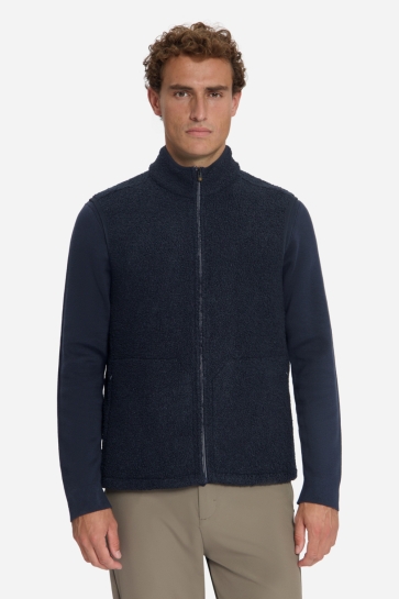 NO-EXCESS Jas TEDDY BODYWARMER MET RITSSLUITING 33100917 Dark Night