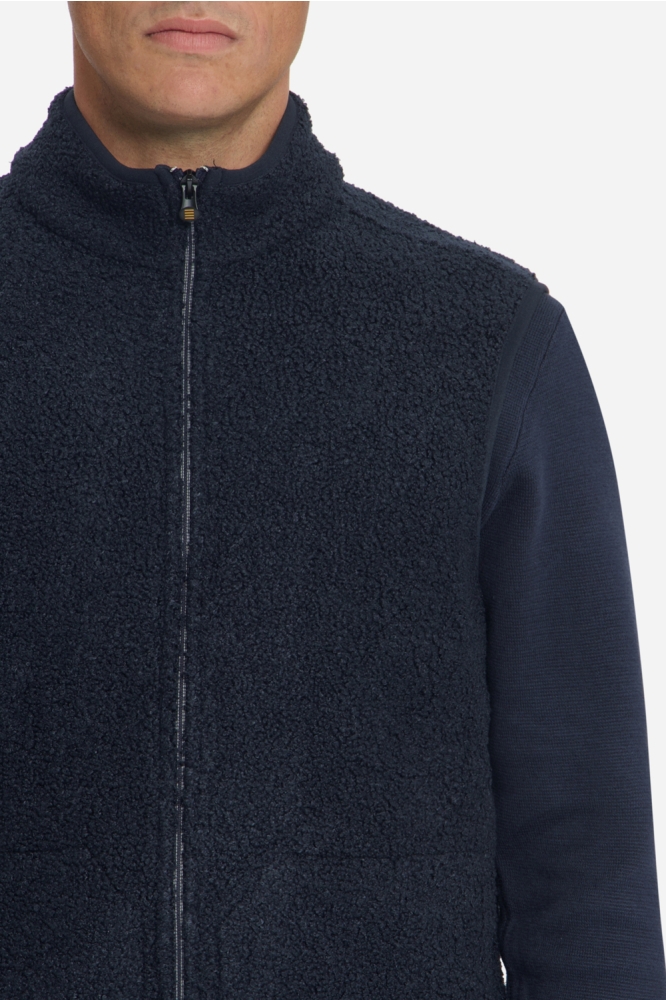 NO-EXCESS blauwe heren jas | Close up