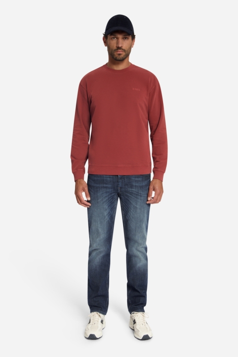 NO-EXCESS rode heren sweater | Model