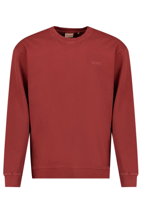 NO-EXCESS rode heren sweater | Vooraanzicht