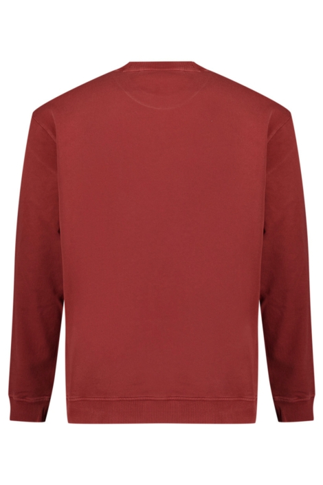 NO-EXCESS rode heren sweater | Achteraanzicht