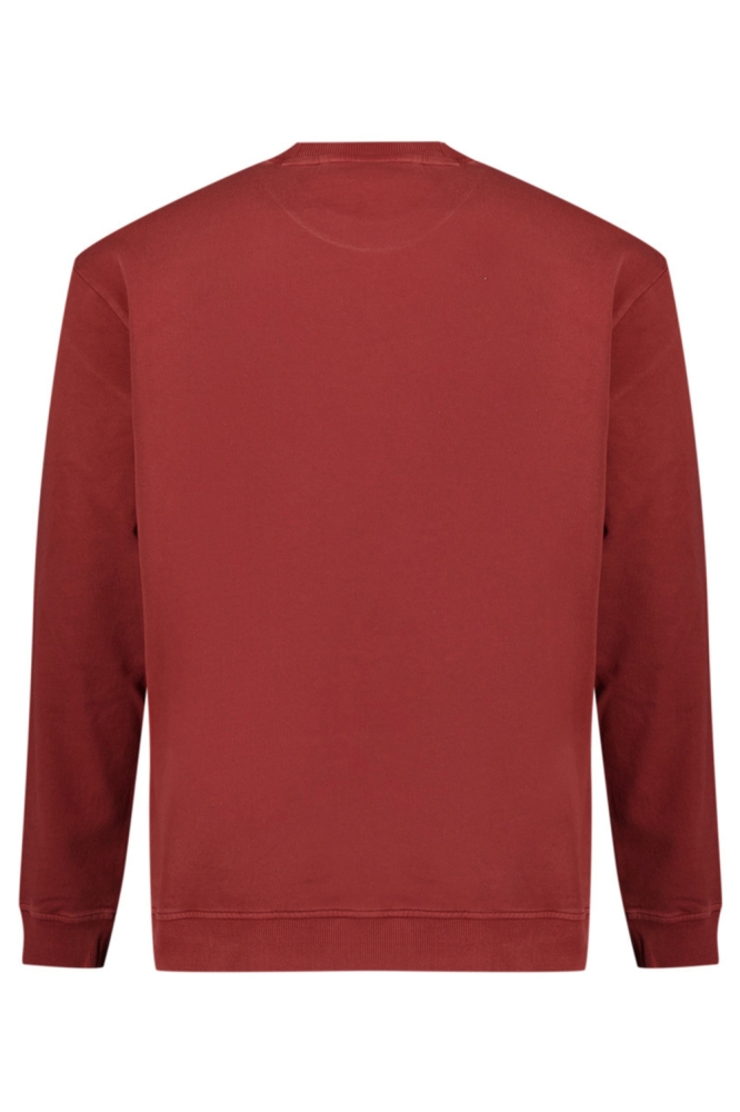 NO-EXCESS rode heren sweater | Achteraanzicht