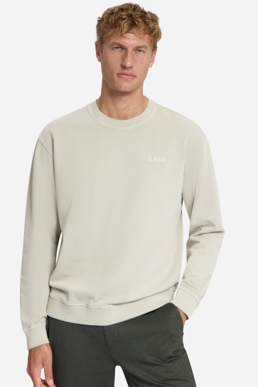 NO-EXCESS Trui SWEATER MET RONDE HALS 33110816 Cement