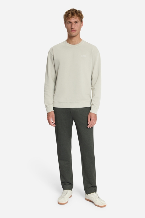 NO-EXCESS ecru heren sweater | Model