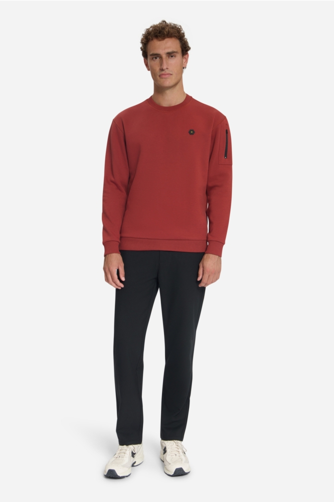 NO-EXCESS rode heren sweater | Model