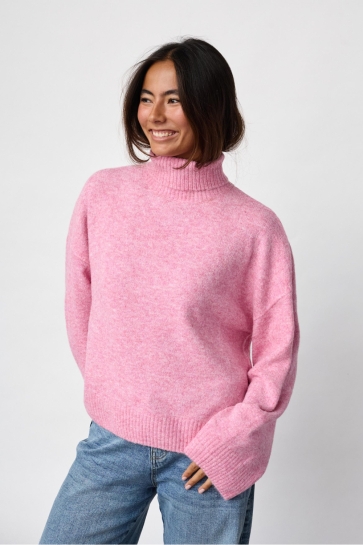 SisterS point Trui ZANA ROLL 20190 Rose Mel.