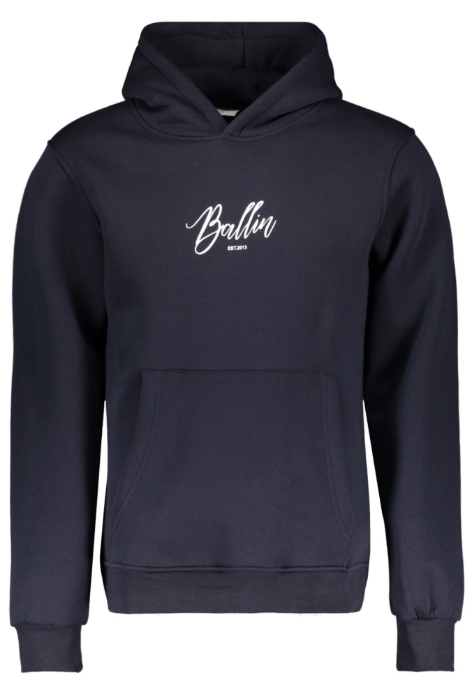 Ballin blauwe heren sweater | Vooraanzicht