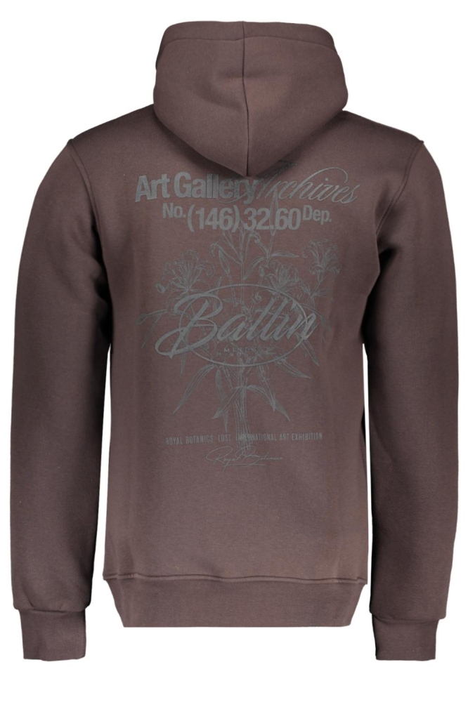 Ballin bruine heren sweater | Achteraanzicht