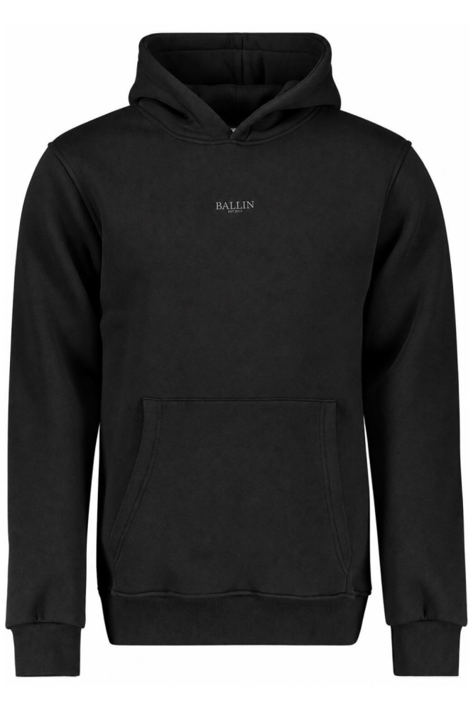 Ballin zwarte heren sweater | Vooraanzicht