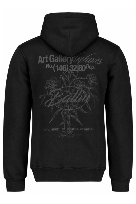 Ballin zwarte heren sweater | Achteraanzicht