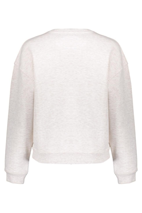 Geisha grijze dames sweater | Achteraanzicht