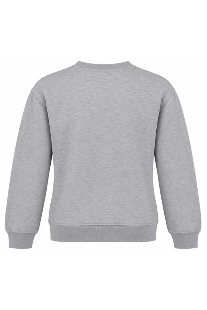 Geisha grijze dames sweater | Achteraanzicht