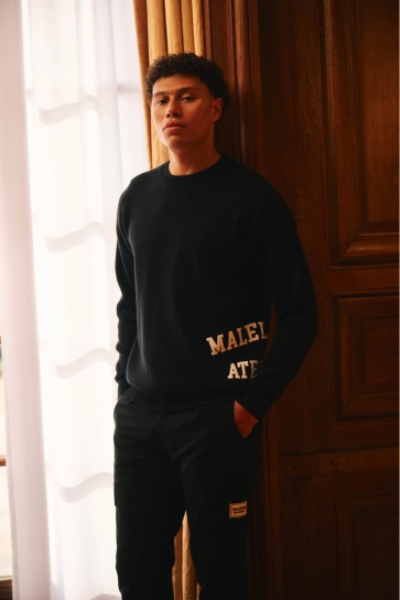 Malelions Trui KNITTED ATELIER SW MMB50026013 BLACK