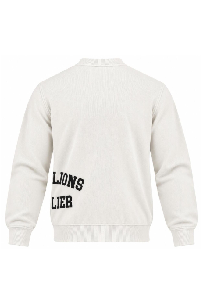 Malelions beige heren trui | Achteraanzicht