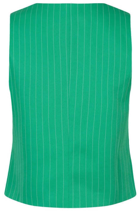 Ydence groene dames gilet | Achteraanzicht
