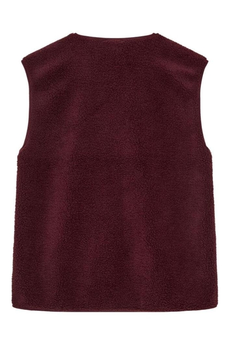 Freequent bordeaux dames gilet | Achteraanzicht