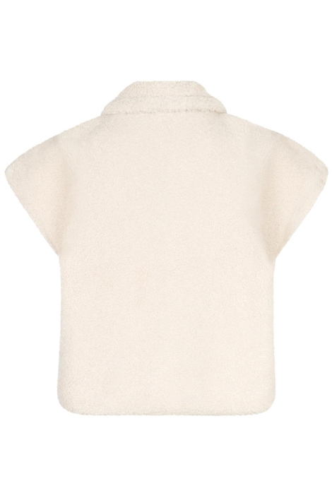 Ydence beige dames gilet | Achteraanzicht