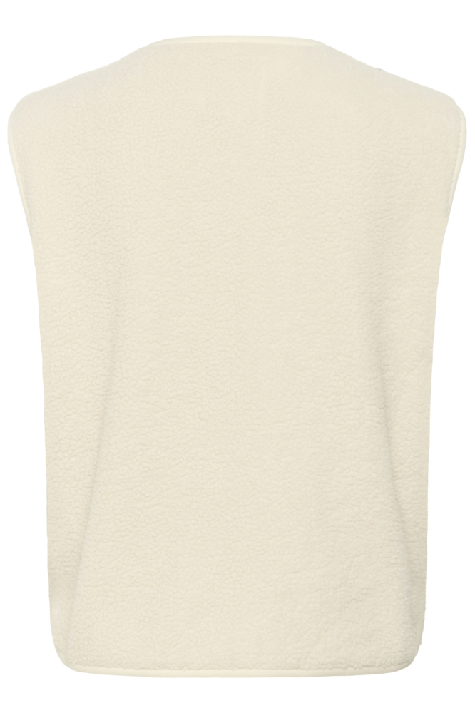 Part Two ecru dames gilet | Achteraanzicht
