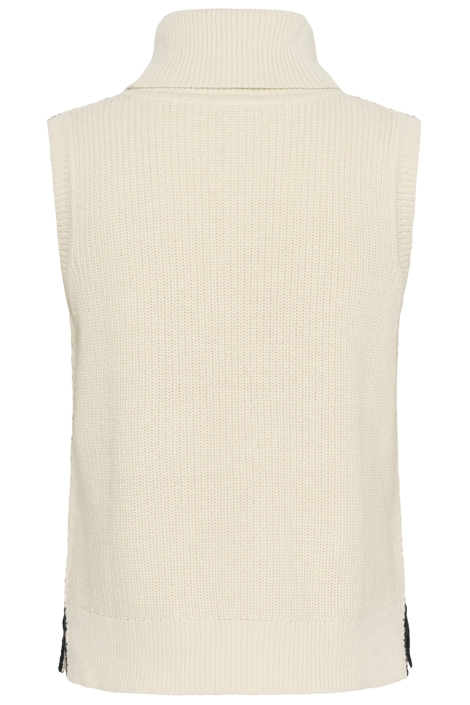 Part Two ecru dames trui | Achteraanzicht