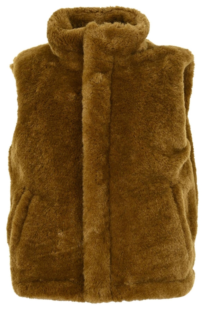 Maicazz groene dames gilet | Vooraanzicht