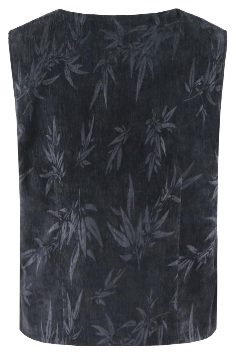 C&S The Label grijze dames gilet | Achteraanzicht