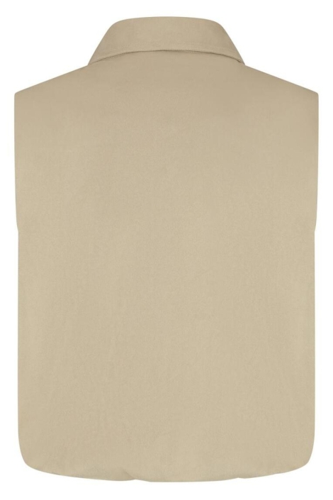 Lady Day beige dames gilet | Achteraanzicht