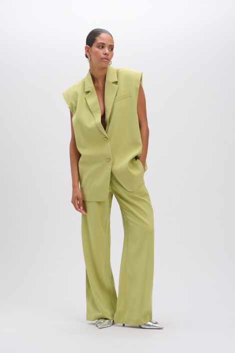 Refined Department groene dames gilet | Model