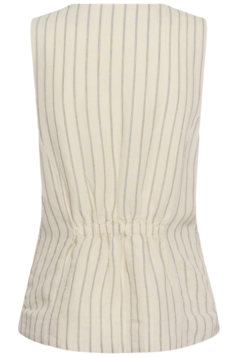 Part Two ecru dames gilet | Achteraanzicht