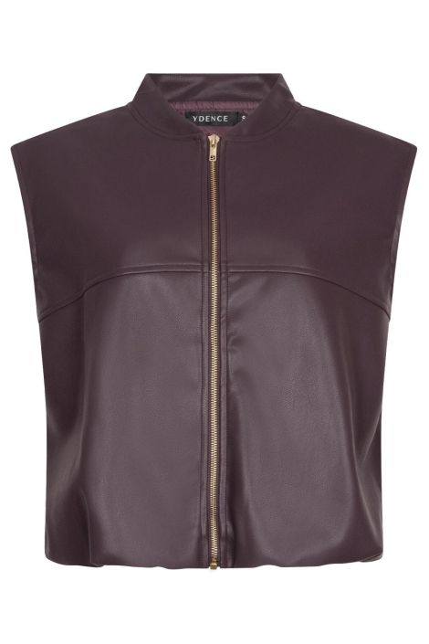 Ydence bordeaux dames gilet | Vooraanzicht
