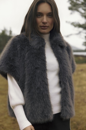 Lady Day Gilet JENNA L49 101 3651 GREY