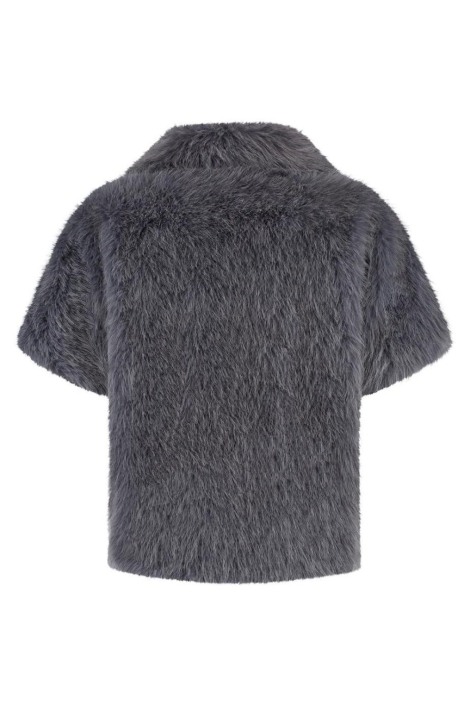 Lady Day grijze dames gilet | Achteraanzicht