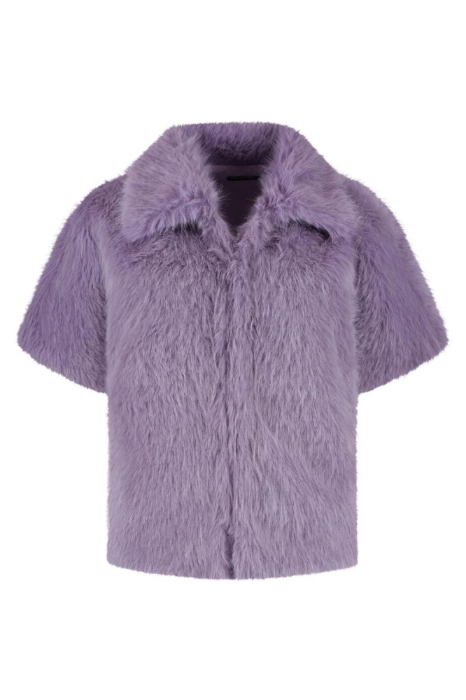 Lady Day paarse dames gilet | Vooraanzicht