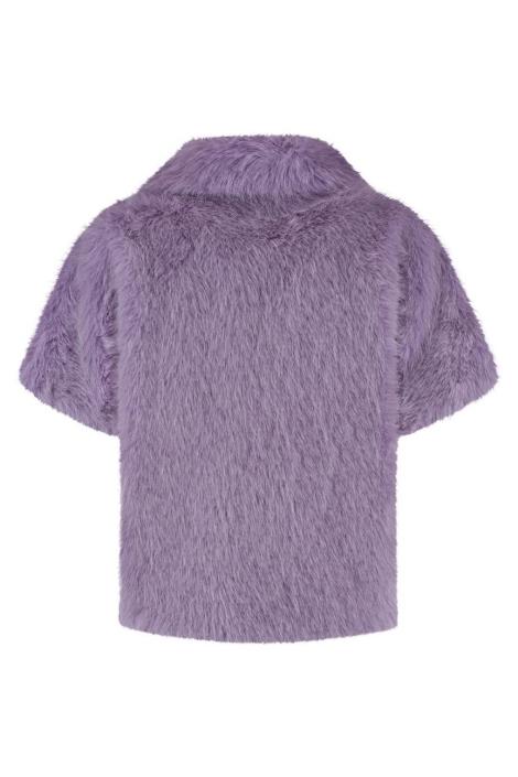 Lady Day paarse dames gilet | Achteraanzicht