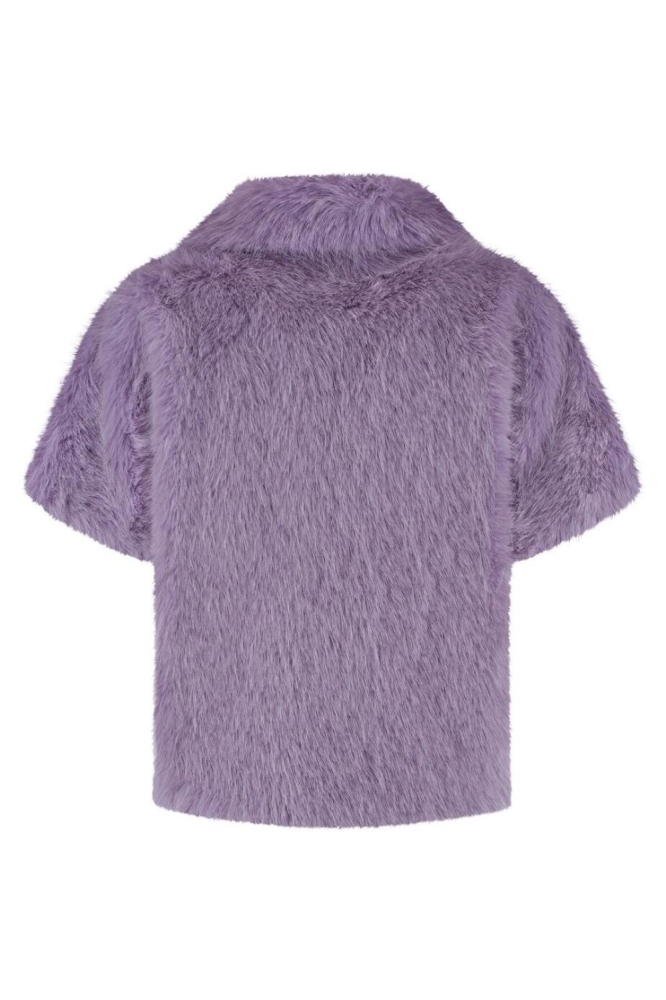 Lady Day paarse dames gilet | Achteraanzicht